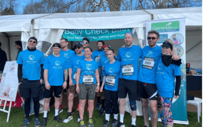Stillpoint Team supporting Baby Check Bath at Bath Half Marathon 2025 completed their run!