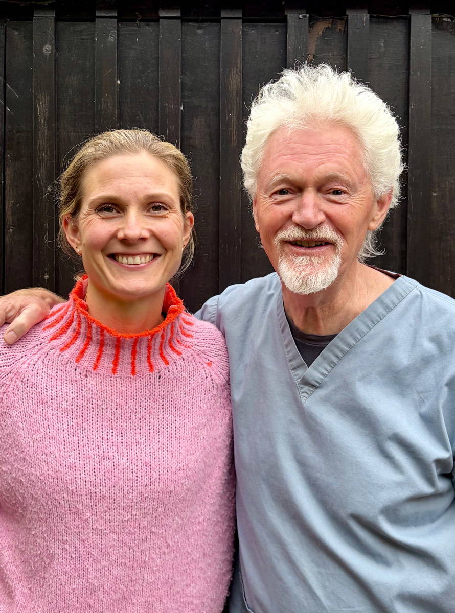 Rose Bruneau the new director of Stillpoint Bath with Peter Cockhill